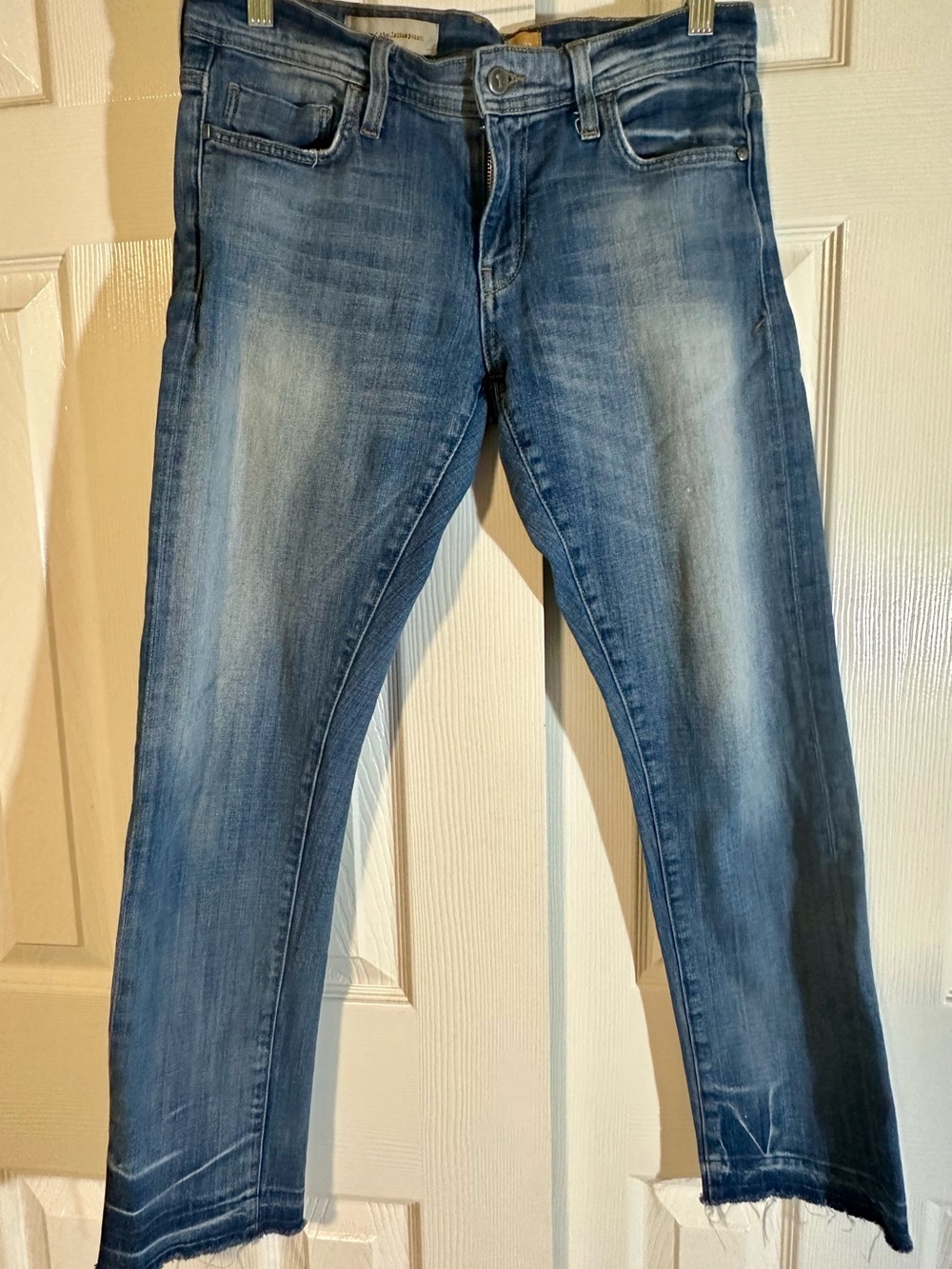 Anthropologie Pilcro and the Letterpress The Hyphen Jeans Raw Hem
